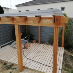 Réparation de toiture de pergola en acier Montmorency